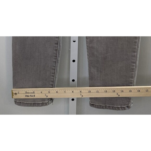 Democracy Ab-solution Gray Ankle Jeans Women’s 16 Stretch Slim Straight Mid Rise - Picture 7 of 10